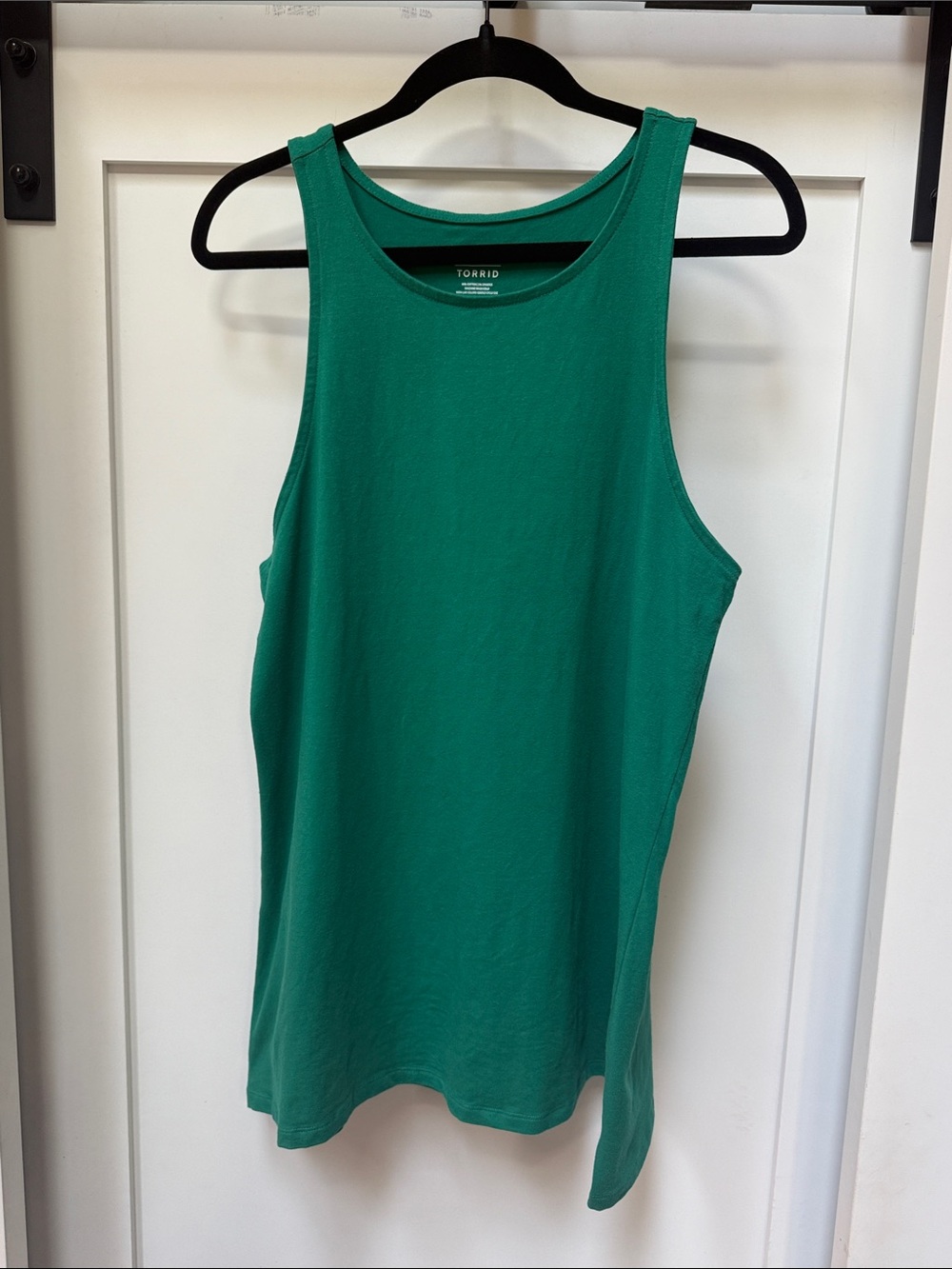 Torrid Emerald Green Foxy Goddess Neck Tank Size 3